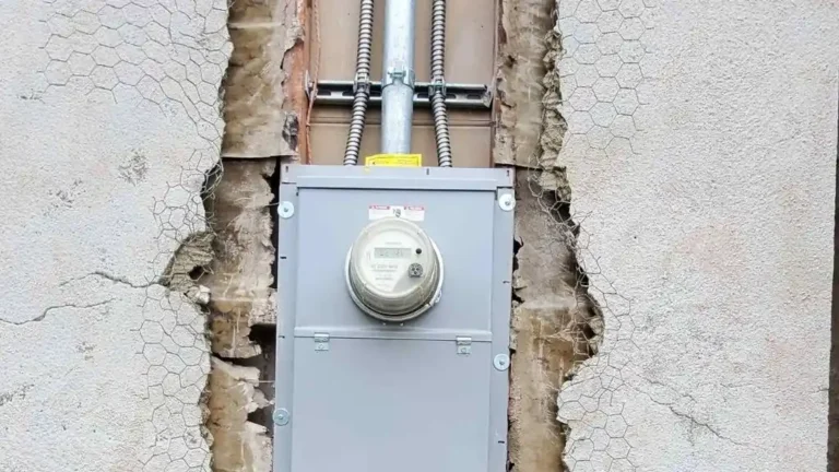 Stucco Electrical Box Patching